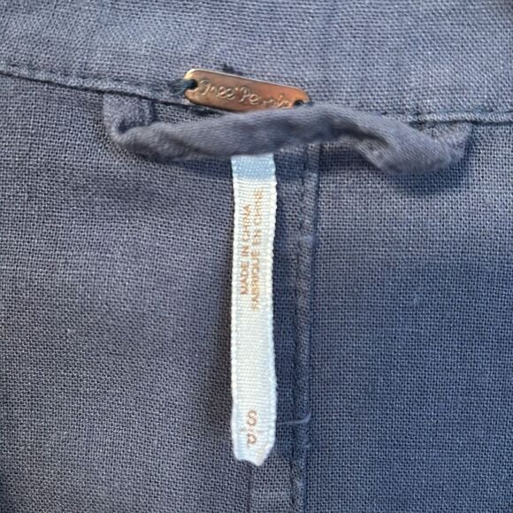 Free People Double Breasted Duster Jacket Small - Picture 2 of 6